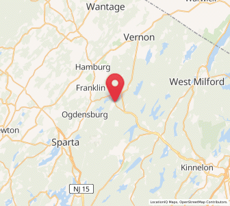Map of Stockholm, New Jersey
